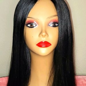 Straight lace front Bob Synthetic wig